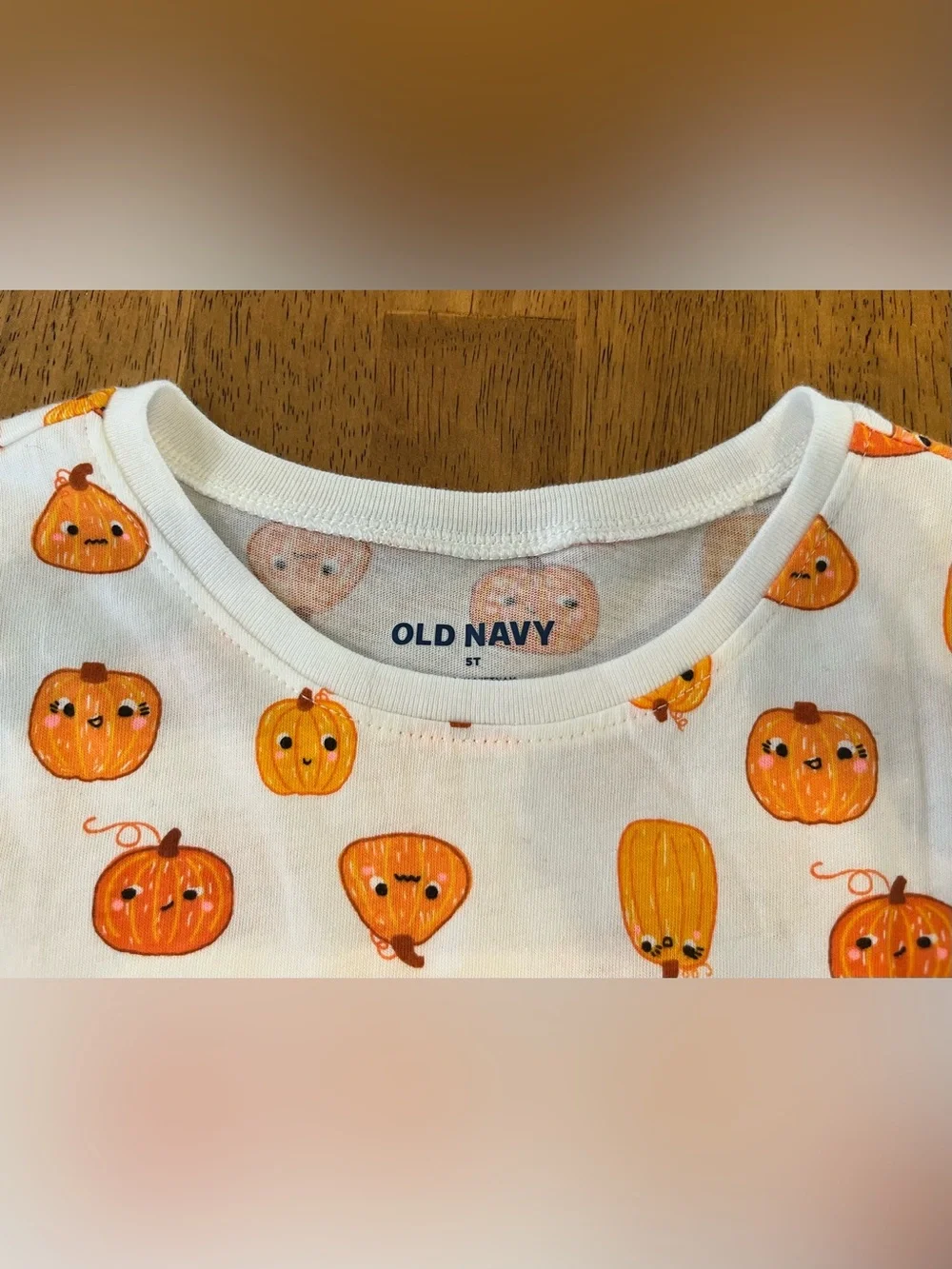Pumpkin Halloween Dress Old Navy Girl's 5T Long Sleeves Pullover Fall Wear